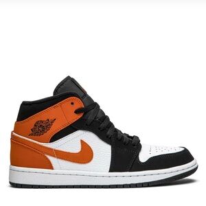 Nike Air Jordan Mid - Black, White, Orange